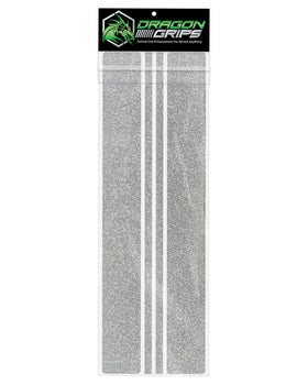 Dragon Grips clear textured grip tape applied to a laptop for secure handling