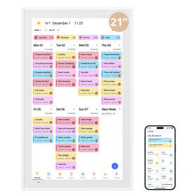 Dragon Touch 21.5-inch calendar touchscreen for at-a-glance family scheduling