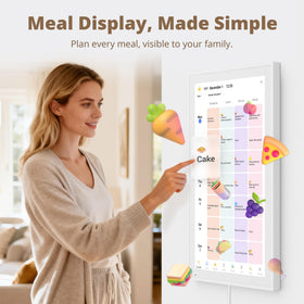 Dragon Touch calendar as modern home decor with a large display