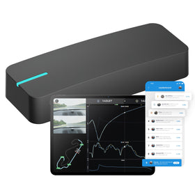 Dragy DRG70-C compact unit mounted on the dash showing instant performance data