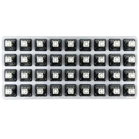 DRAOZA Kailh Box White V2 blister pack arranged for easy storage and transport