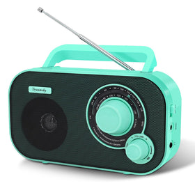 DreamSky AM FM radio with analog dial for precise tuning and clear reception