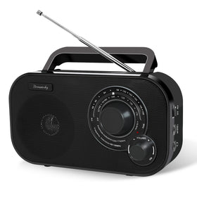 DreamSky AMFM portable radio with wall plug for reliable home reception