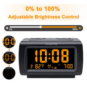 DreamSky with DC adapter and AAA battery backup for power reassurance