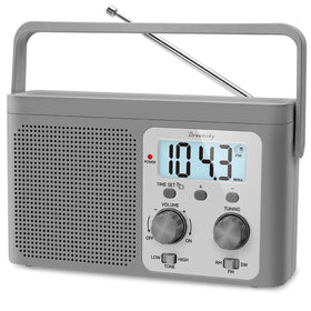 DreamSky front panel and dials showing easy tuning and volume for fast station selection