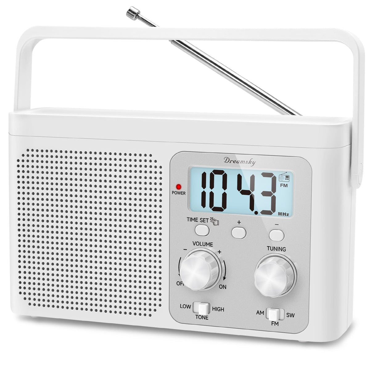 DreamSky front panel showing dials and easy controls for quick tuning