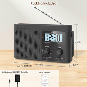 DreamSky in a camping scene providing portable radio updates and entertainment