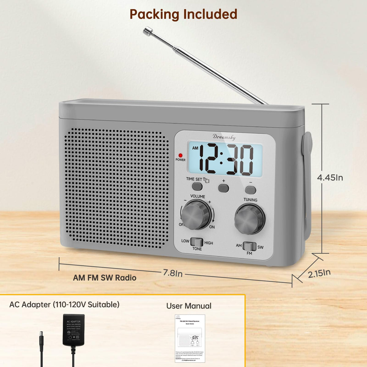 DreamSky placed on picnic blanket for outdoor listening and emergency readiness