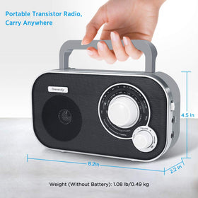 DreamSky radio headphone jack enables private listening without distraction.