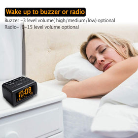 DreamSky on a bedside table playing FM radio to help you relax