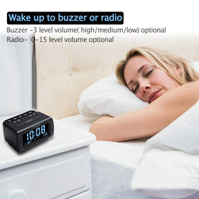 DreamSky radio in use on nightstand for falling asleep with music