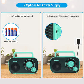 DreamSky radio in outdoor setting highlighting portable listening and strong signal