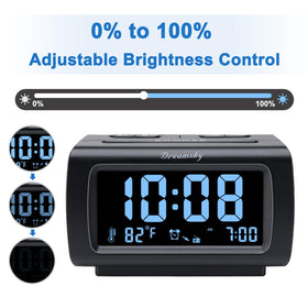 DreamSky side control buttons showing alarm and volume ease of use