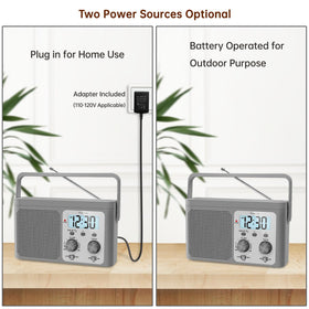DreamSky side view with AC adapter connected for continuous home power convenience