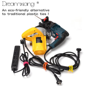 Dreamxiang silicone cable ties 24in sturdy ties for tools and bulky items.