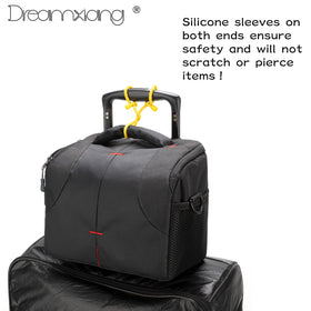 Dreamxiang silicone cable ties 32in versatile ties for heavy bundles and camping.