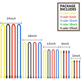 Dreamxiang silicone cable ties 6 inch for versatile cord management.
