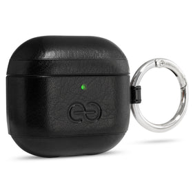 Dreem Om case for AirPods 4 with keyclip shows secure attachment for on-the-go use