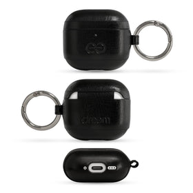 Dreem Om case cruelty-free faux leather texture highlights luxe feel and durability