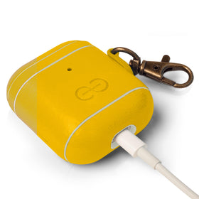 Dreem Om case cover in yellow held in hand, easy to attach.