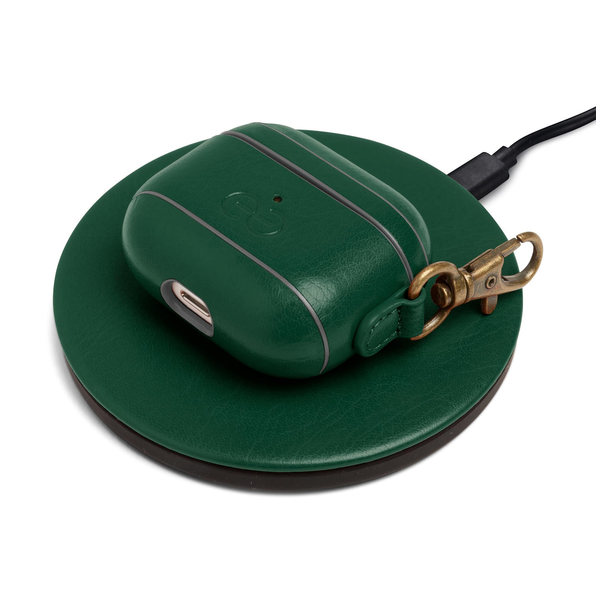 Dreem Om Case Green with keychain clip for secure everyday carry