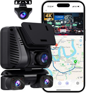 Driveye D7 360-degree view captures every angle for complete vehicle monitoring.