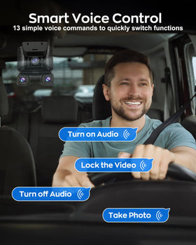 Driveye D7 night vision and WDR enable readable footage in low light.