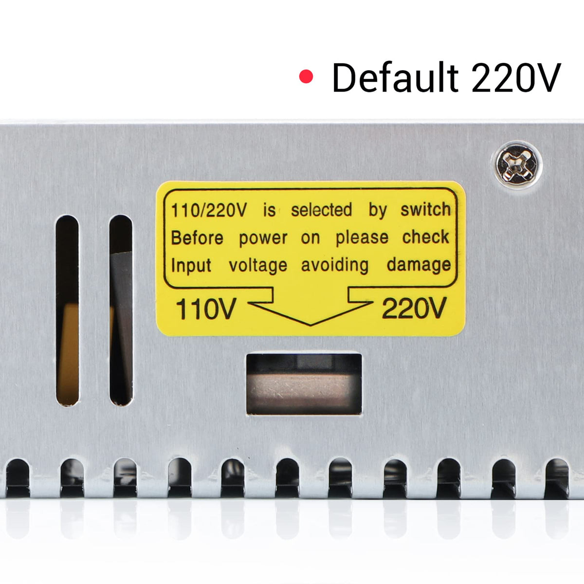 DROK 12V power supply clear output readout aids calibration of connected devices