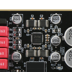 DROK amplifier board installed in a car interior showing vehicle audio retrofit benefit