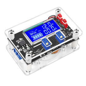 DROK front panel showing controls and terminals for quick setup and monitoring