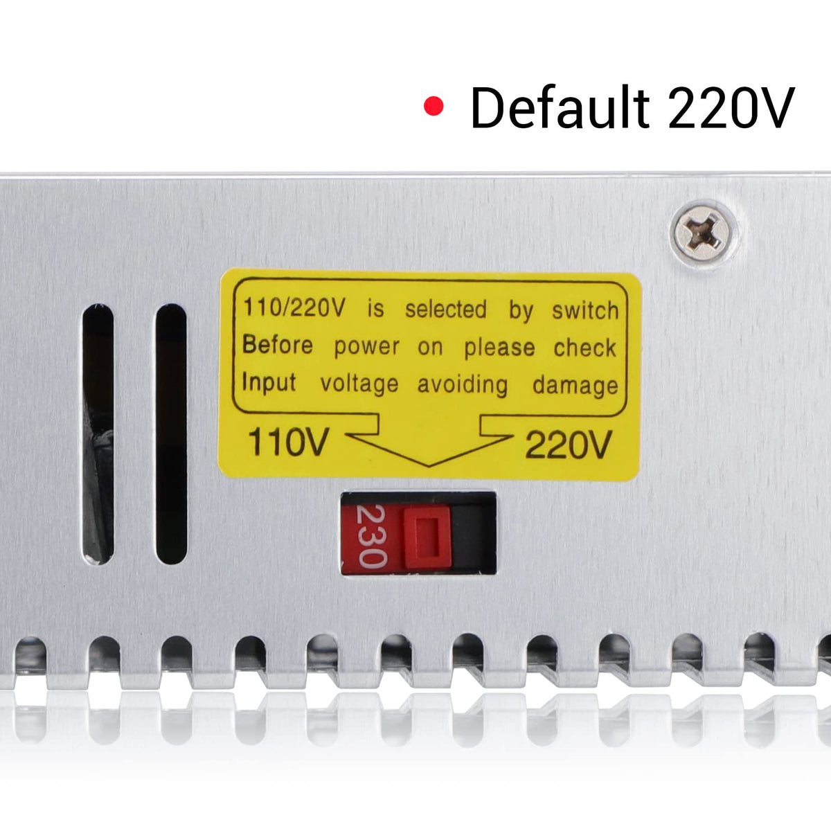 DROK installed on a workbench powering LEDs for convenient testing
