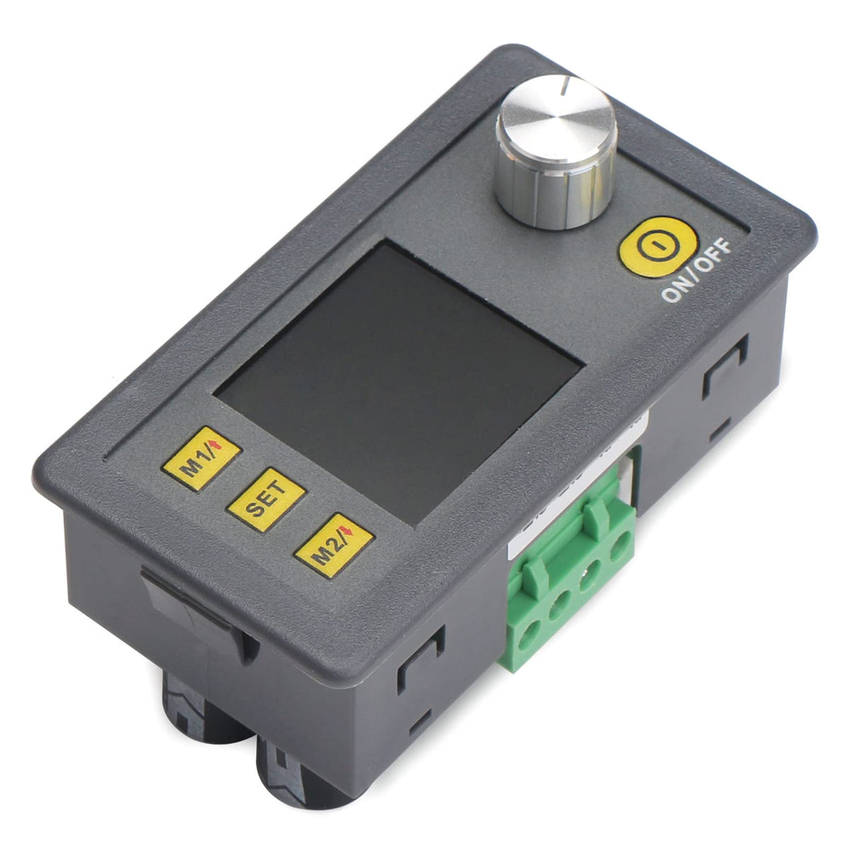 DROK LCD readout detail displaying input, output, setpoints and power