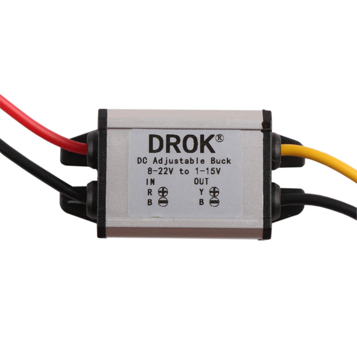 DROK powering LED strip demonstration delivering steady voltage and consistent light output