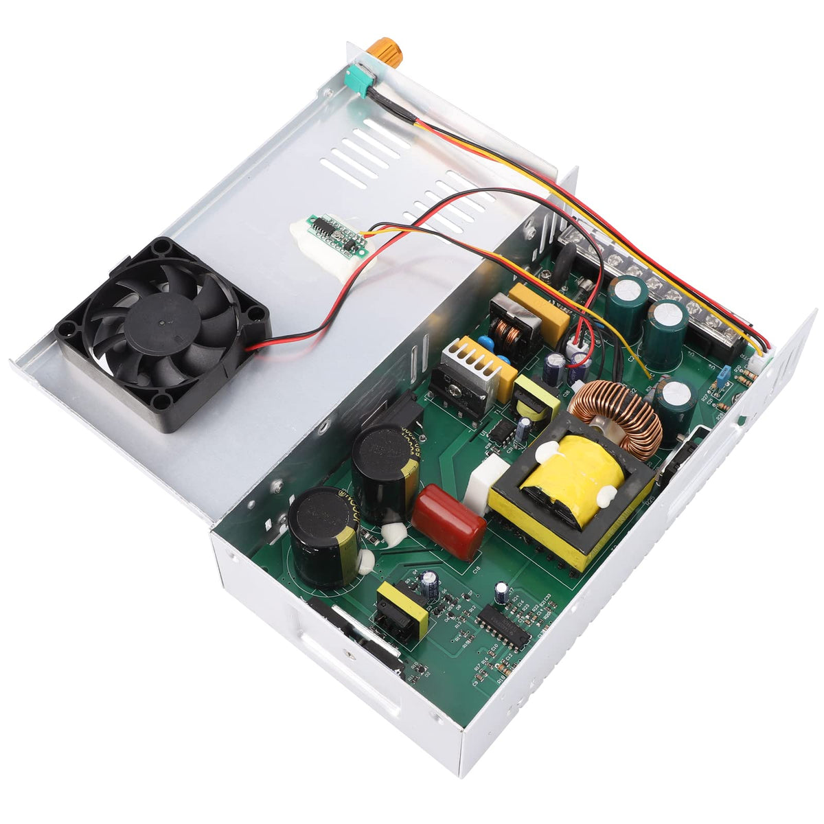 DROK on a workbench powering electronics offering flexible bench power