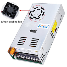 DROK inset potentiometer detail for precise 0.1V voltage tuning