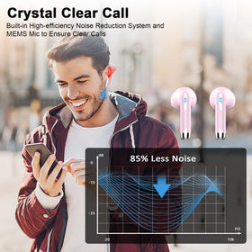 Drsaec case highlights 56 hours total playtime with battery indicators.