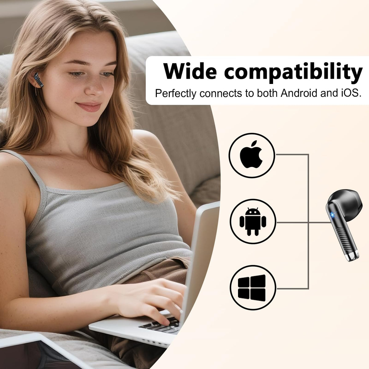 Drsaec 9D stereo sound highlights rich music and immersive listening