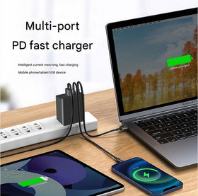 DRSEOO 6.6ft USB-C to USB-C cable included for flexible setup