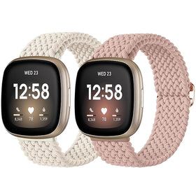 Dr.Sept Starlight braided band for Versa 3/4 and Sense keeps wrist comfortable all day.