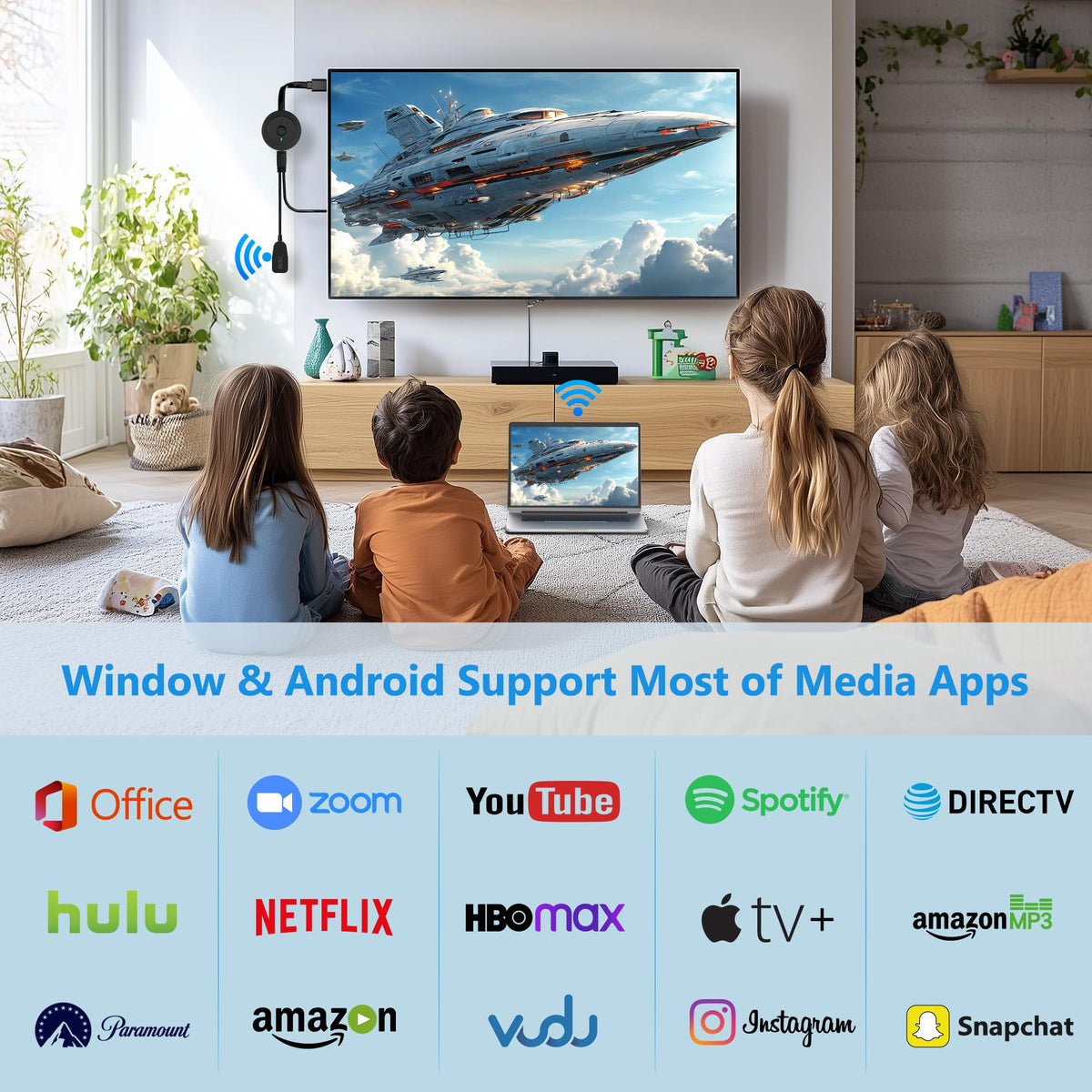 DRYMOKINI mirror and extend modes for flexible viewing and multitasking.