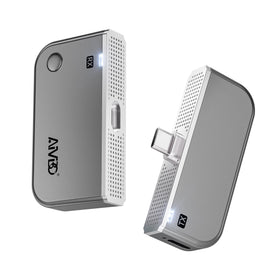 DRYMOKINI front view showing paired transmitter and receiver with quick setup benefit