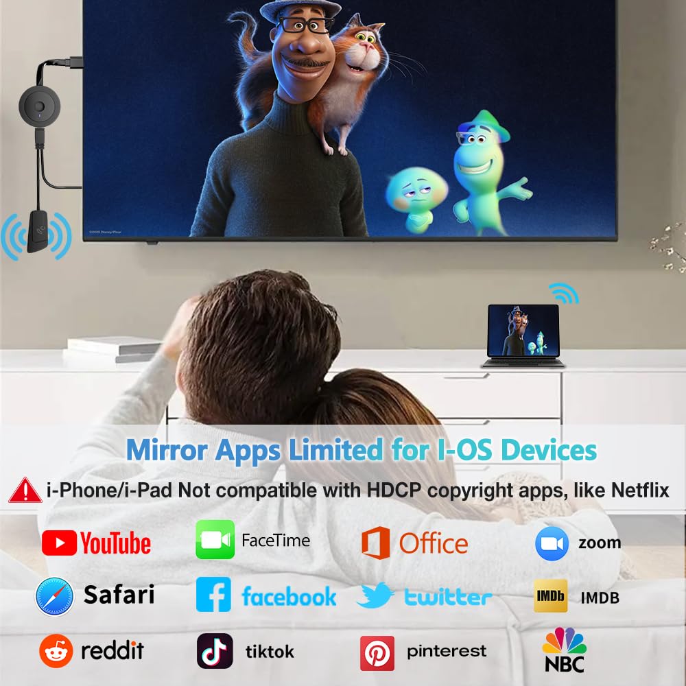 DRYMOKINI mirror/extend mode: multitask on TV while using your device