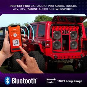 DS18 BTC-Five auto-reconnect feature keeps music playing after power cycles.