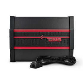 DS18 CANDY-X1B front view showing compact monoblock power for car bass