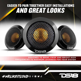 DS18 DTX 4-ohm impedance supports strong high-end performance.