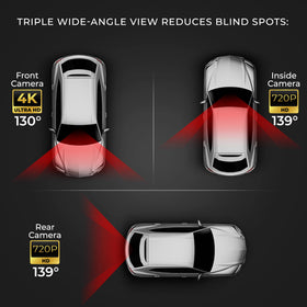 DS18 Eagle-F3 rear camera provides complete vehicle coverage