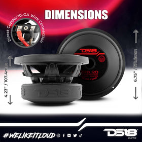 DS18 Elite-Z ZR6.2D stamped basket with logos supports reliable performance