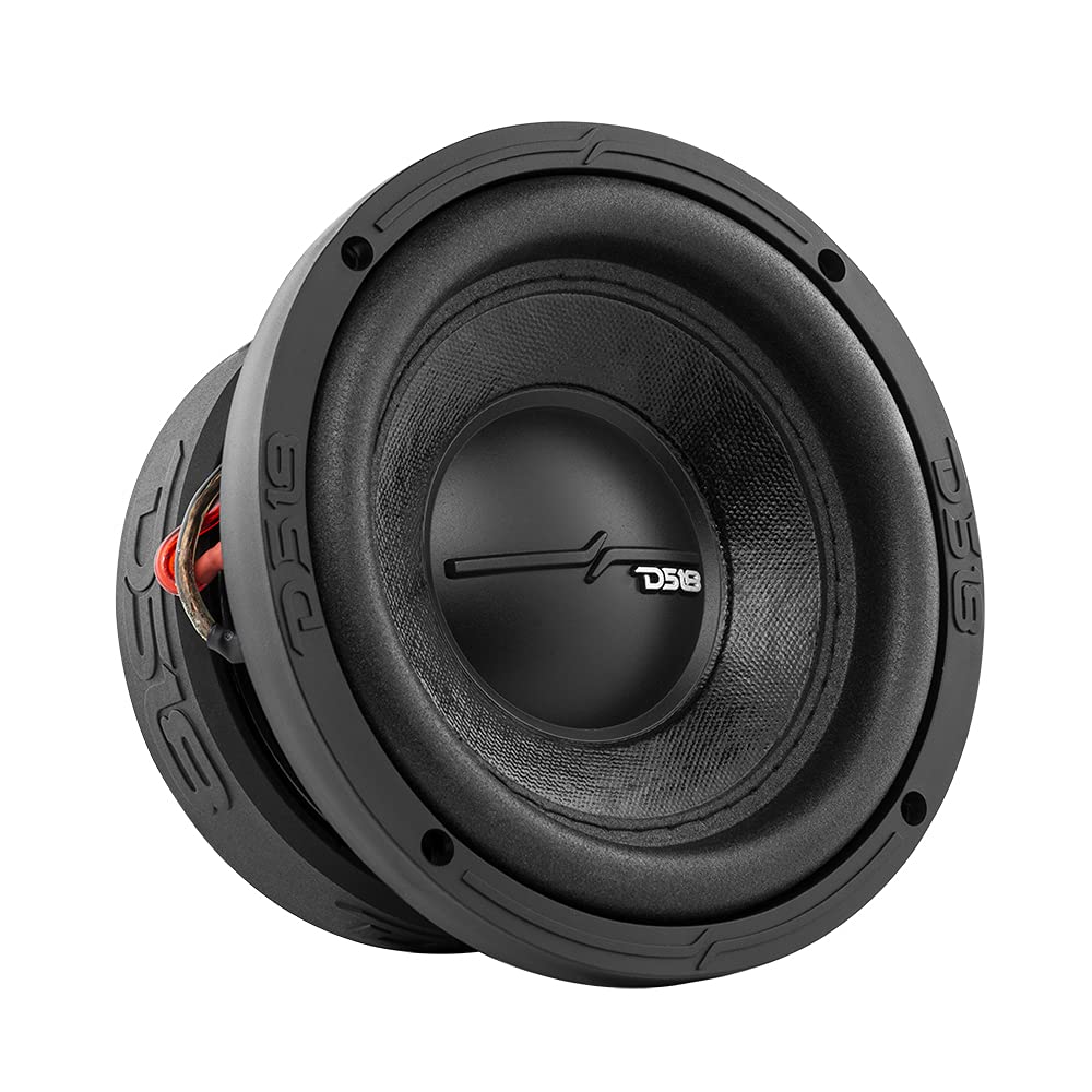 DS18 Elite-Z ZR6.2D 6-inch subwoofer top view shows compact design and precision bass