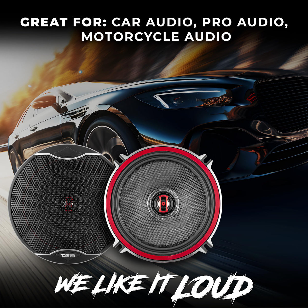DS18 EXL-SQ5.25 rubber surround improves durability