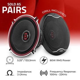 DS18 EXL-SQ5.25 woofer cone with glass fiber for strong midbass